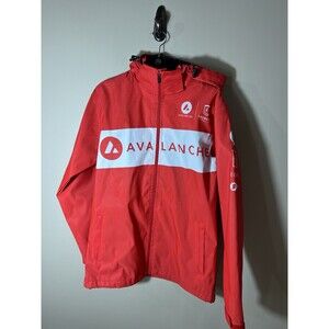 HRX Avalanche Andretti Formula E Racing Logos Windbreaker Hooded Sz Small Jacket